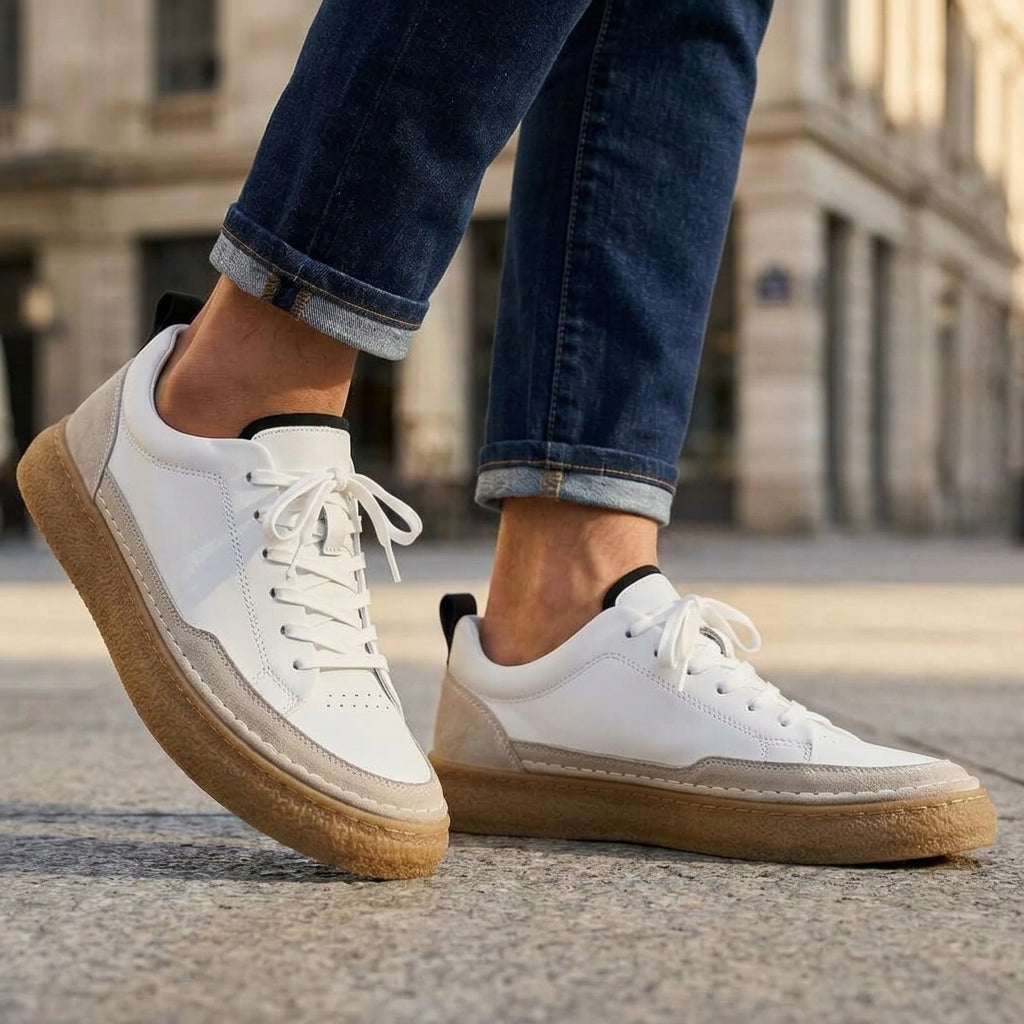 Ethan | Cortona Faux Leather Sneakers