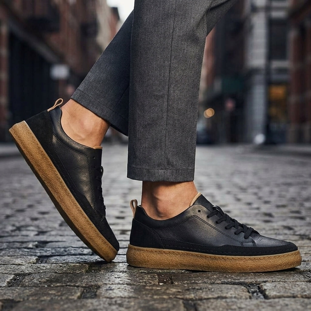 Ethan | Cortona Faux Leather Sneakers