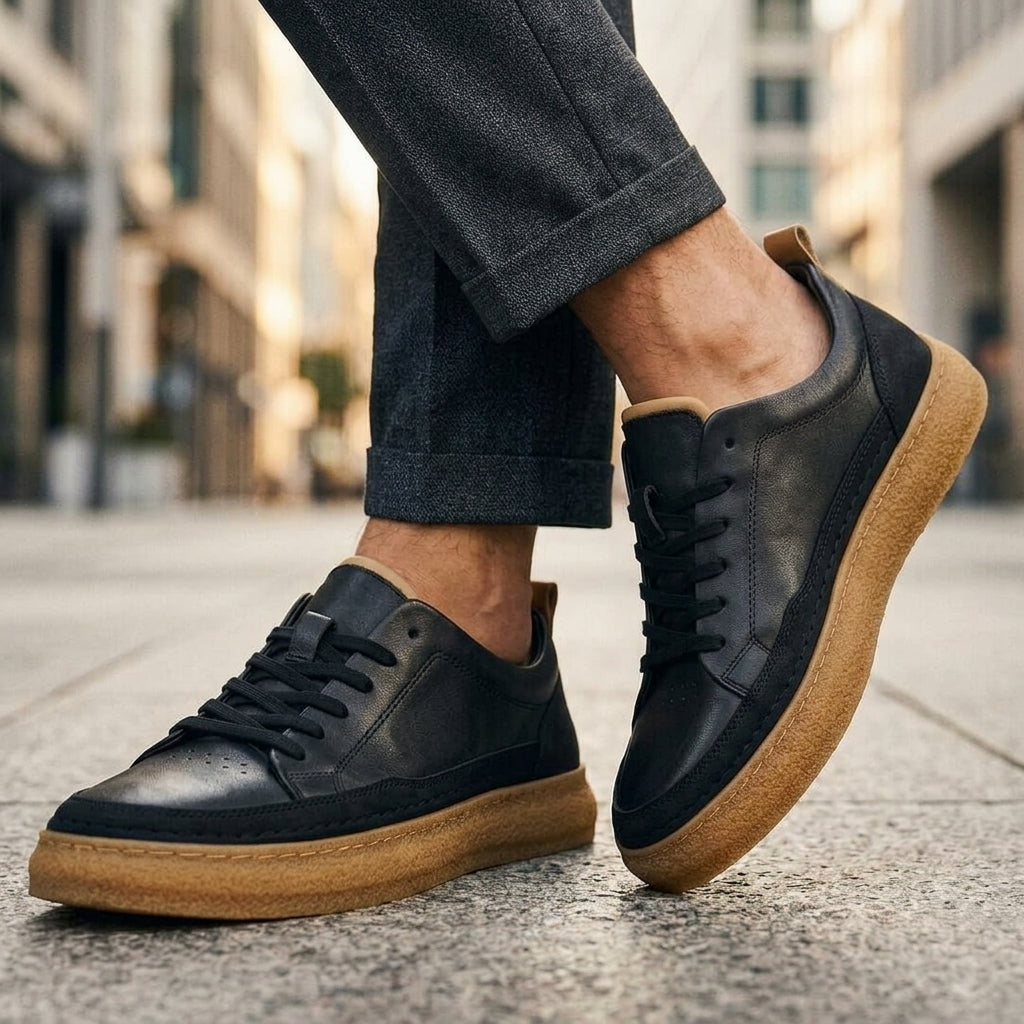Ethan | Cortona Faux Leather Sneakers