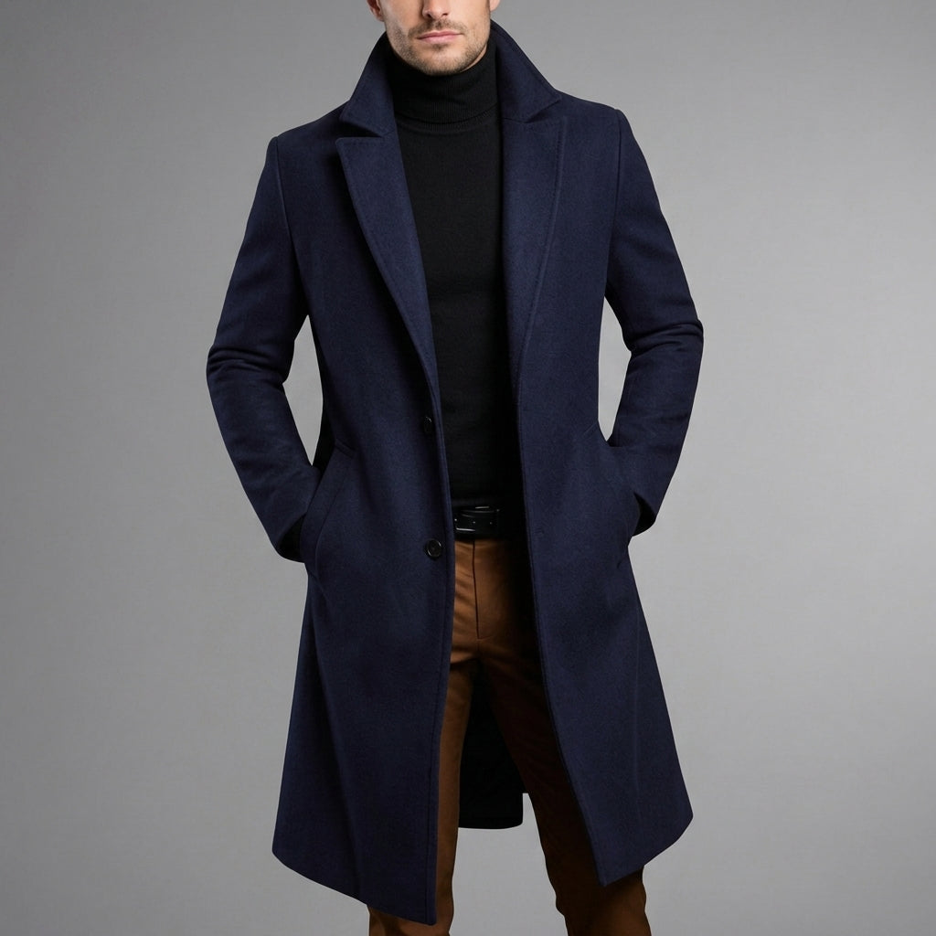 Ethan | Korcula Slim-Fit Long Overcoat