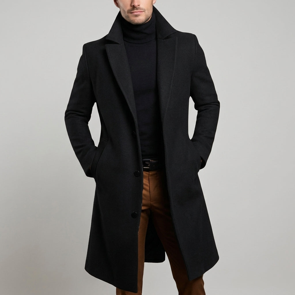 Ethan | Korcula Slim-Fit Long Overcoat