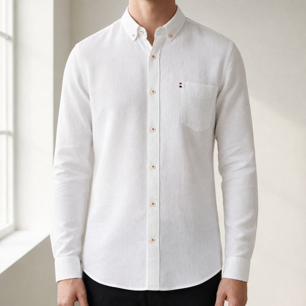 Ezra | Soller Linen Button-Down Shirt