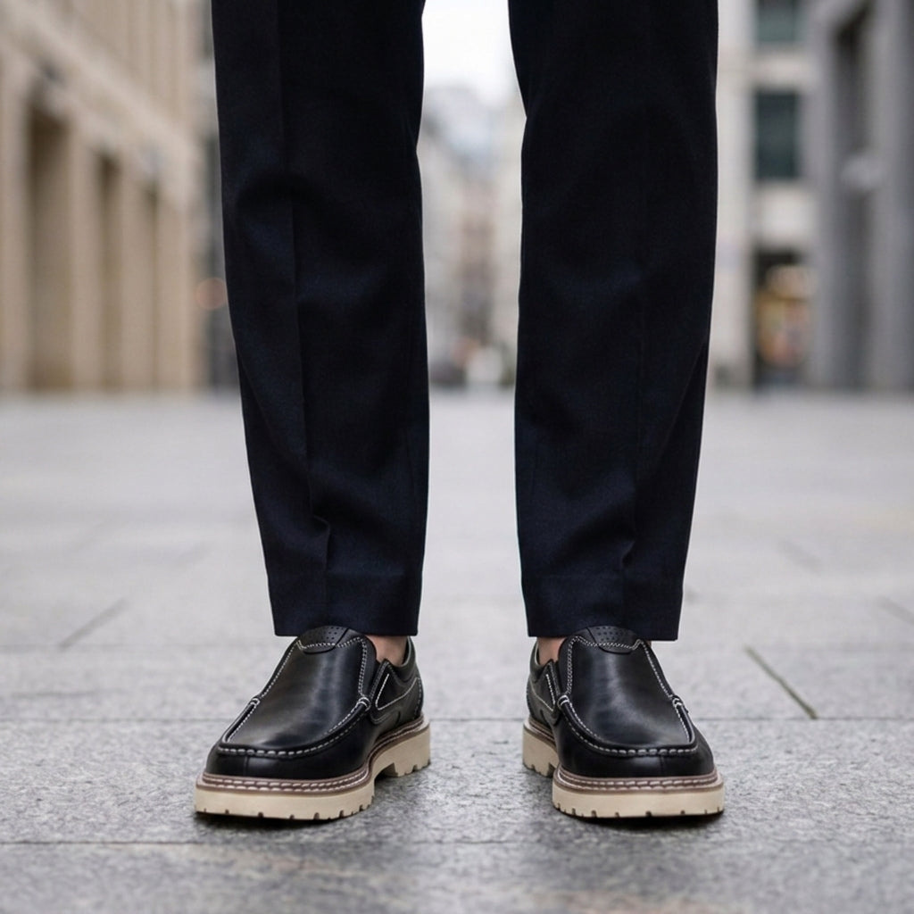 George | Meteora Leather Slip-On Loafers