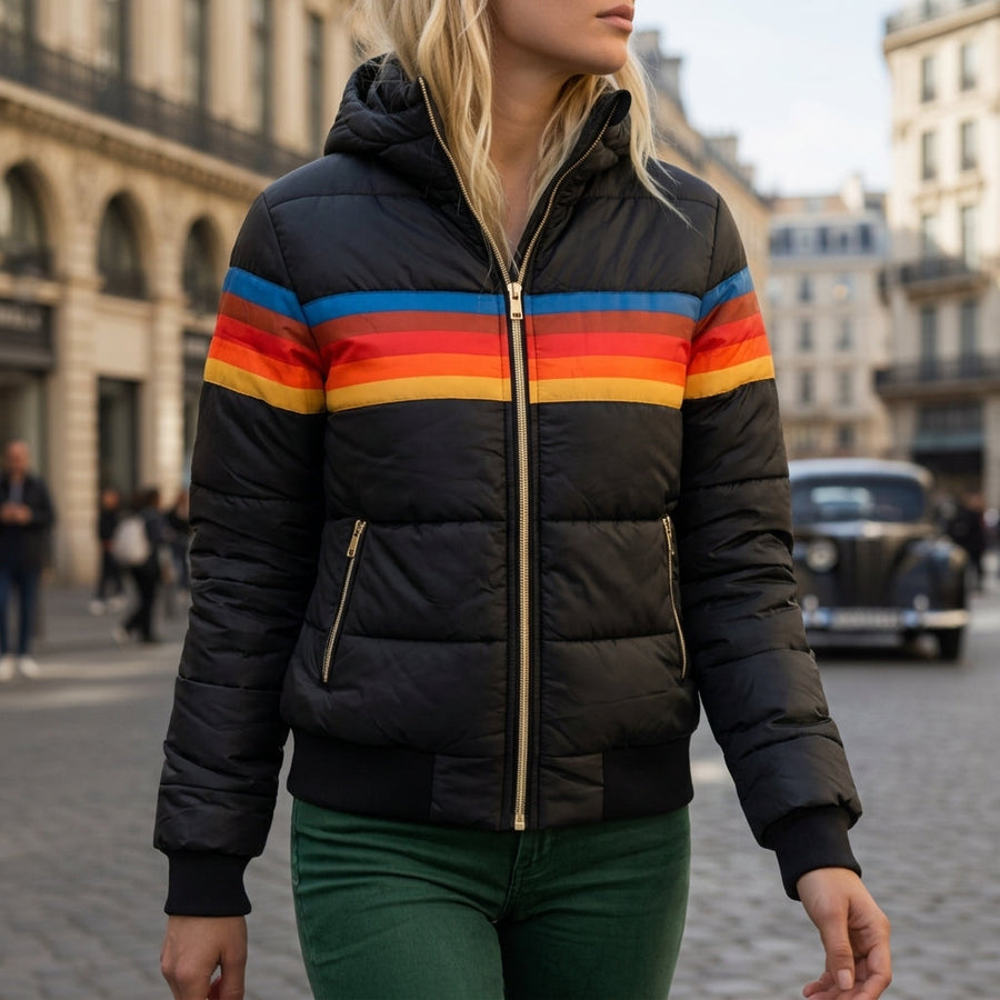 Gianna | Bavellea Quilted Jacket with Hood