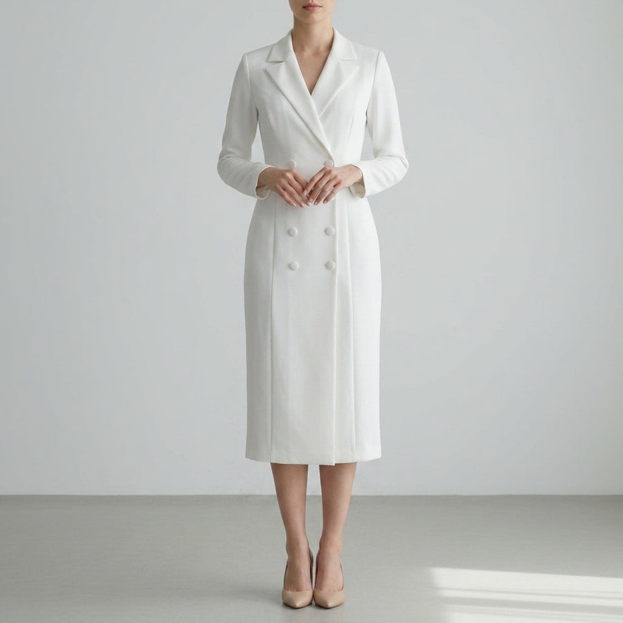 Gianna | Kakopetria Tailored Blazer Midi Dress