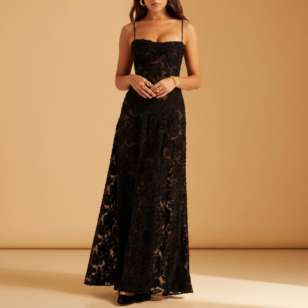 Grace | Gaeta Aria Mesh Maxi Dress