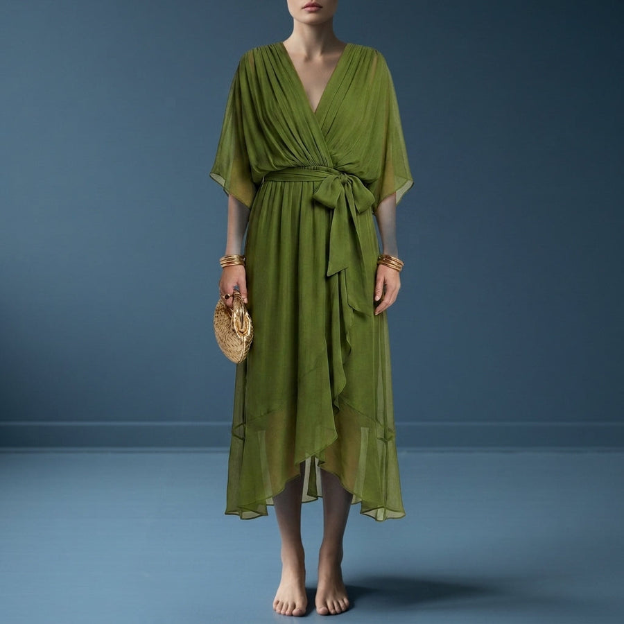 Grace | Mijas Sofia's Wrap Chiffon Dress