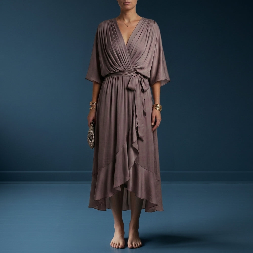 Grace | Mijas Sofia's Wrap Chiffon Dress