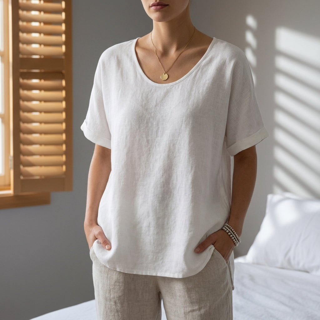 Grace | Sagres Maya Oversized U-Neck Tee