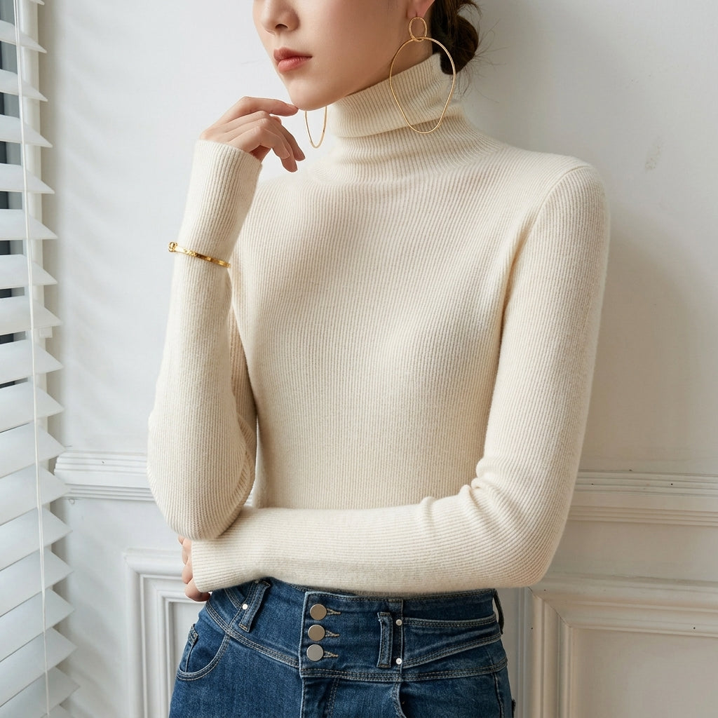 Grace | Solente Cashmere Turtleneck