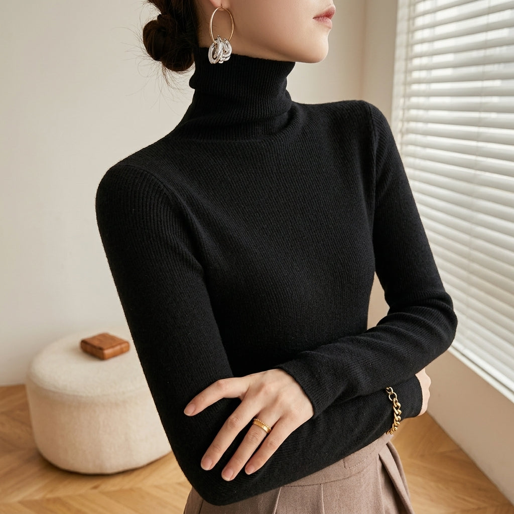 Grace | Solente Cashmere Turtleneck