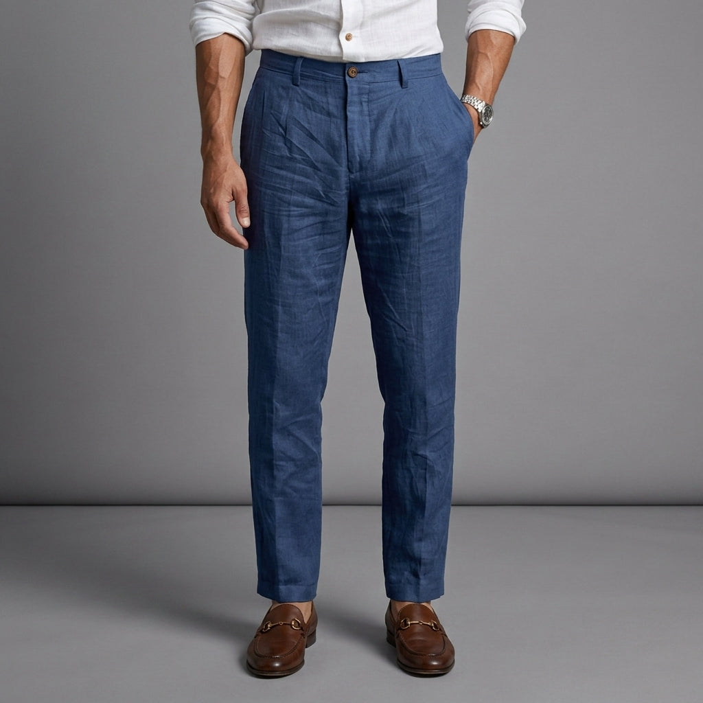 Grayson | Kyrenia Slim Linen Chino Pants