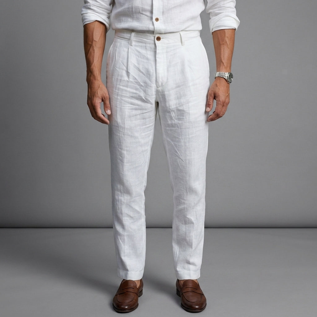 Grayson | Kyrenia Slim Linen Chino Pants