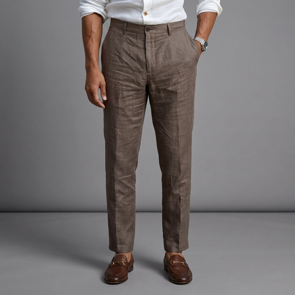 Grayson | Kyrenia Slim Linen Chino Pants