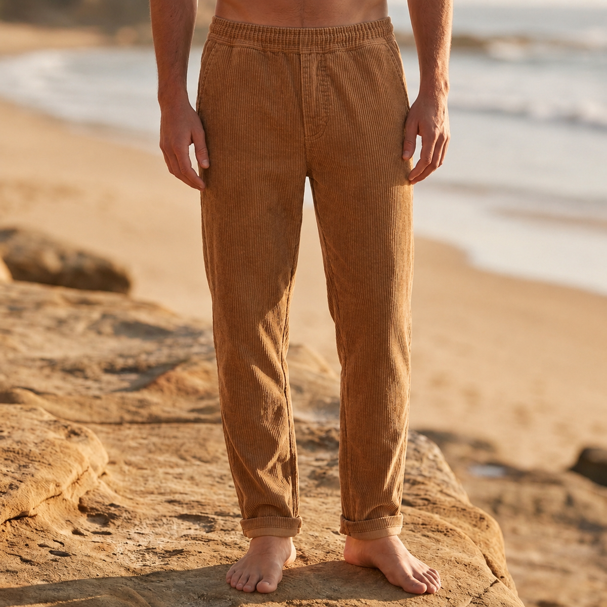 Grayson | Ravello Wide-Wale Corduroy Trousers