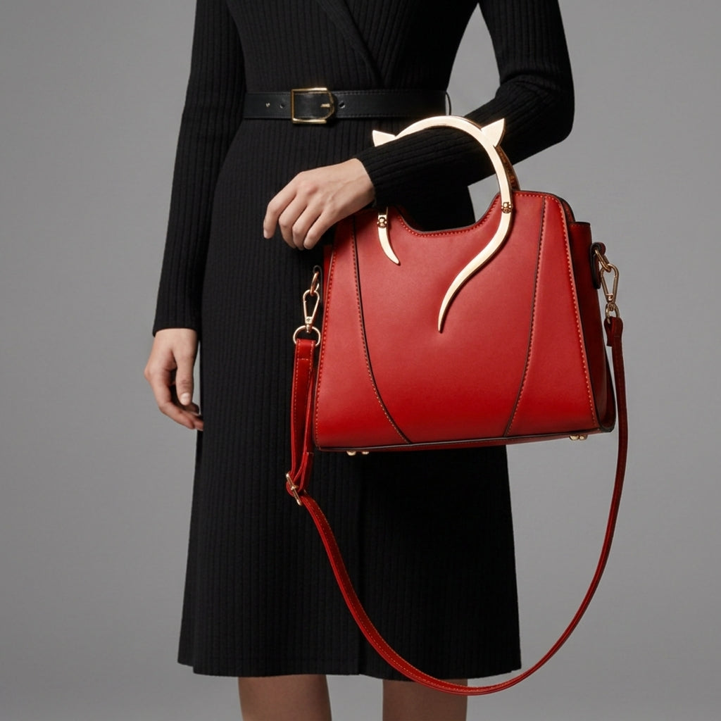 Hadley | Ubeda Cat Ear Structured Handbag