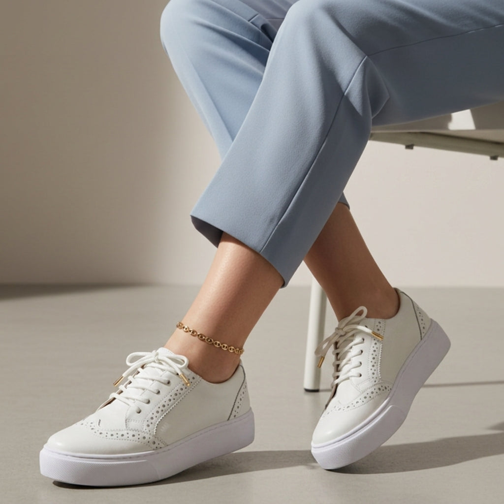 Hannah | Modena Women's Orthopedic Lace-Up Sneakers