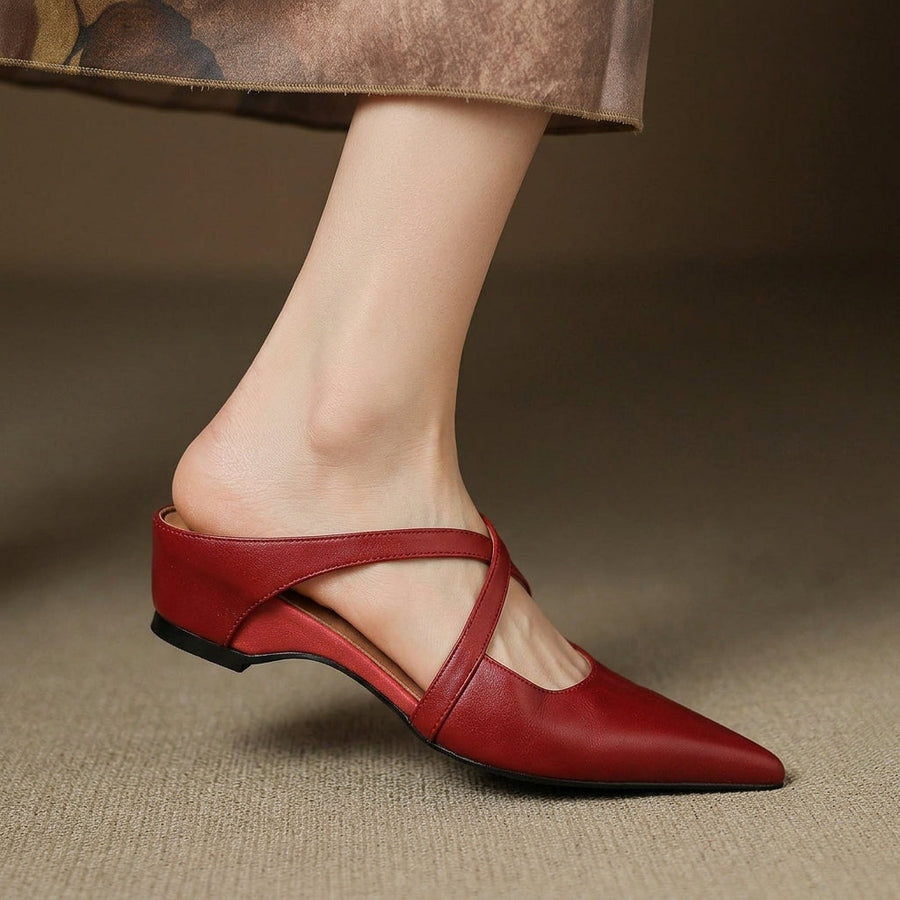 Harper | Granada Orthopedic Leather Mules