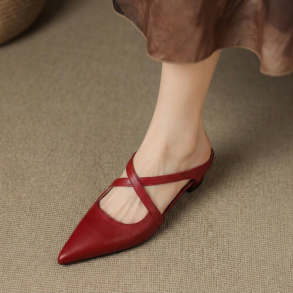 Harper | Granada Orthopedic Leather Mules
