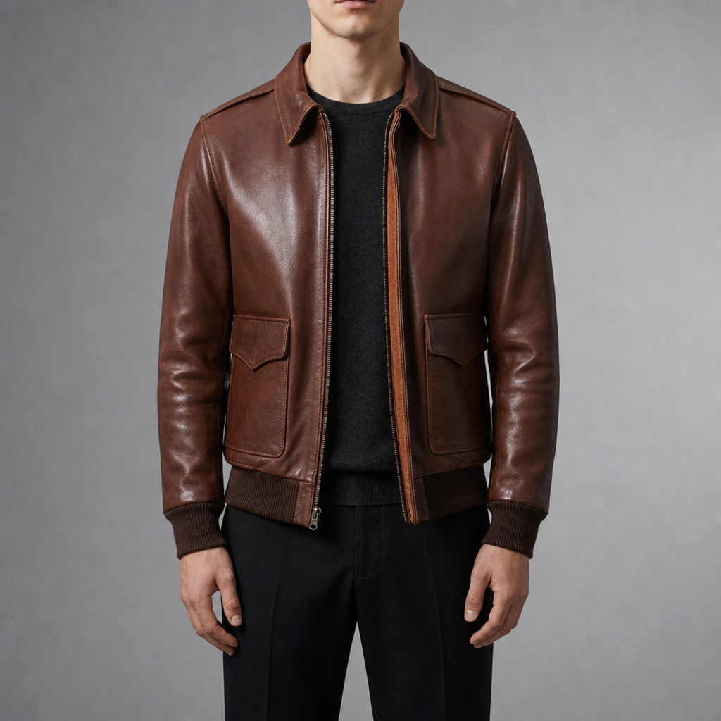 Harrison | Korcula A2 Leather Bomber Jacket
