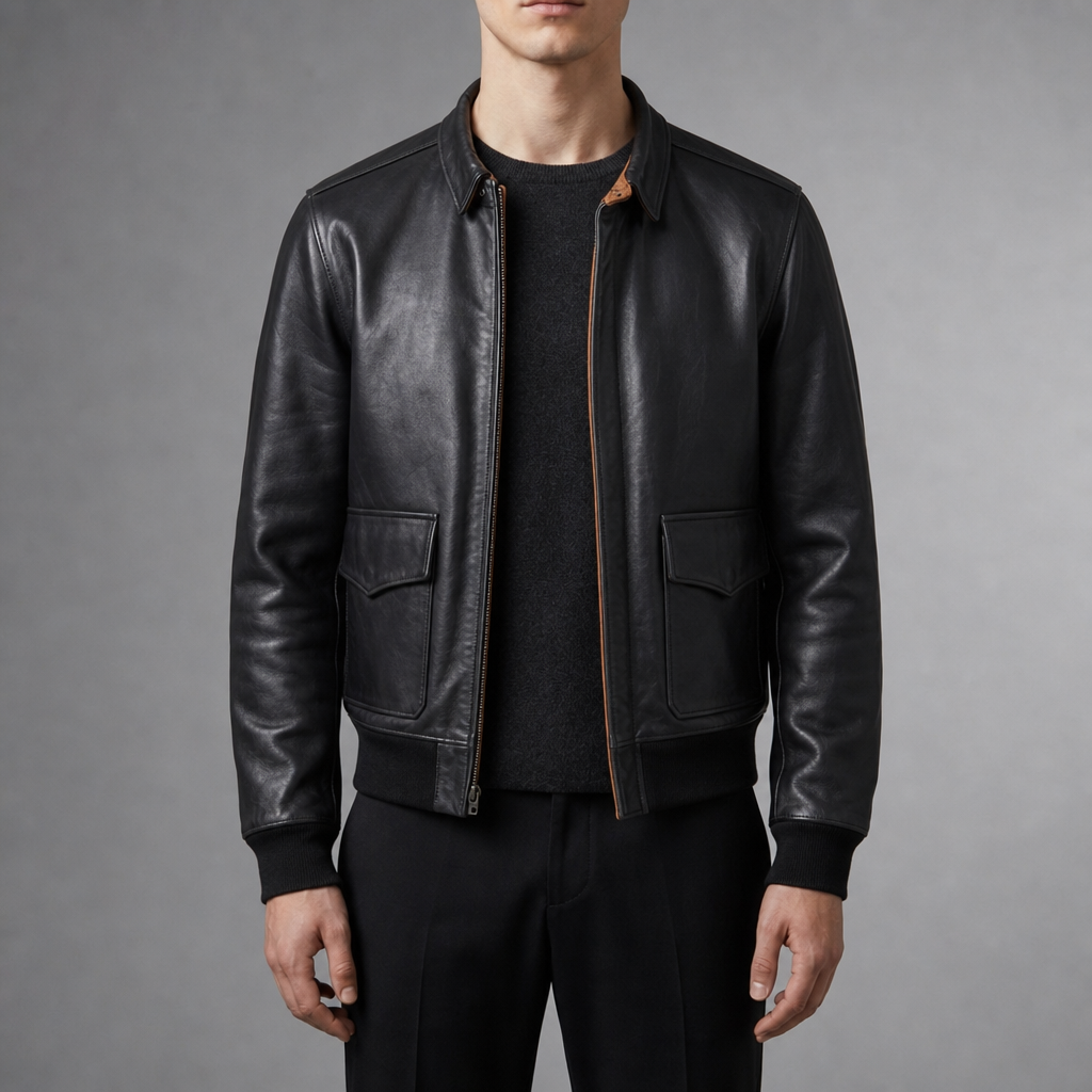 Harrison | Korcula A2 Leather Bomber Jacket