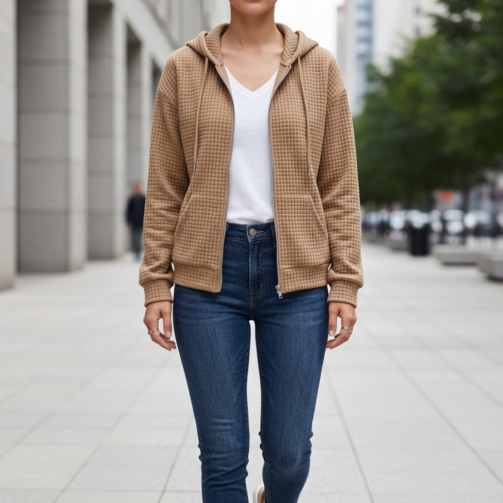 Hazel | Béllanova Zip-Up Hoodie