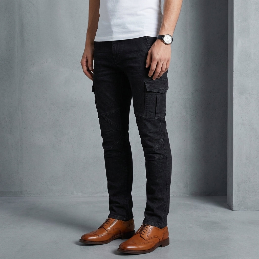Henry | Amalfi Slim Cargo Denim Jeans
