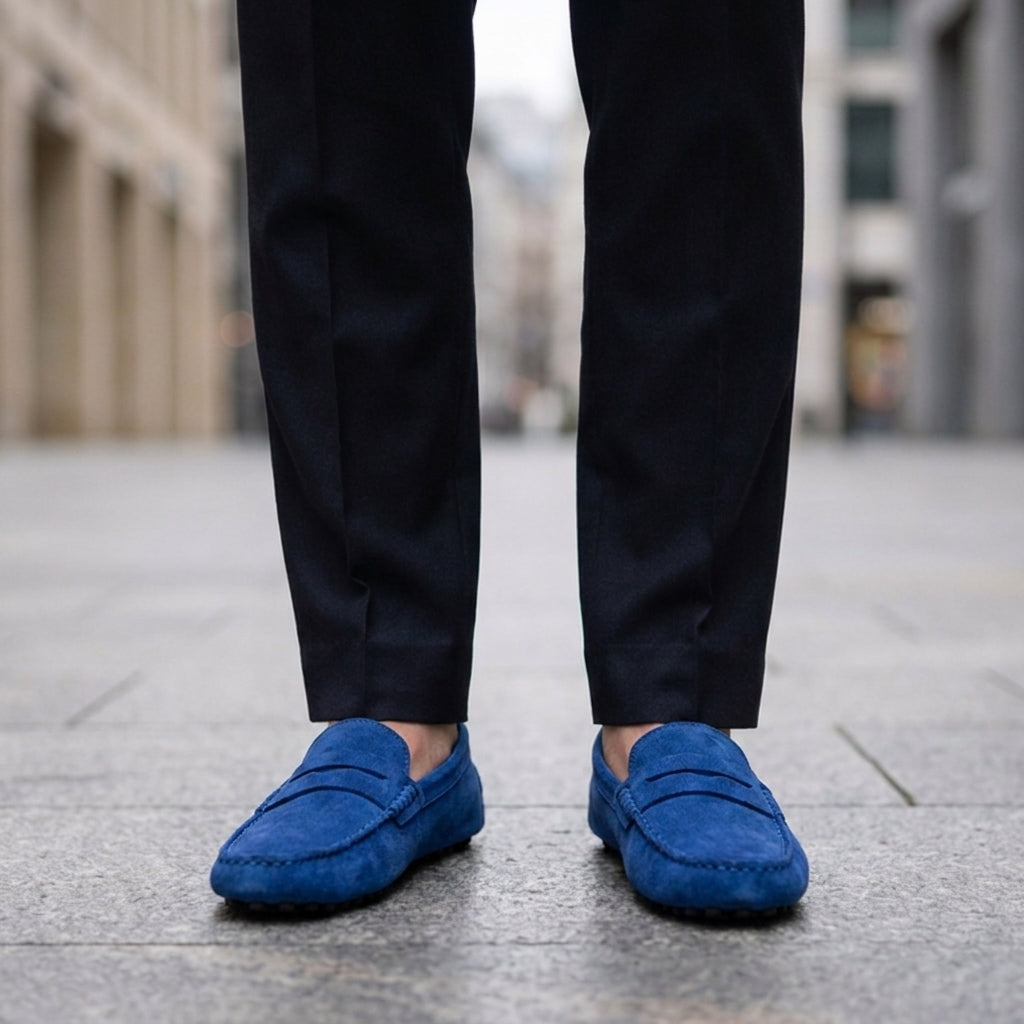 Hudson | Fiesole Suede Penny Loafers
