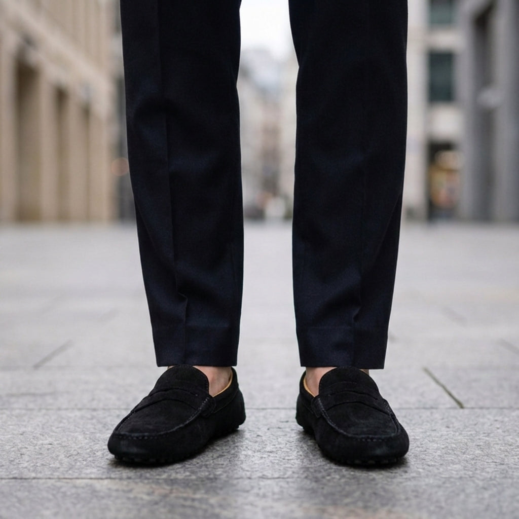 Hudson | Fiesole Suede Penny Loafers