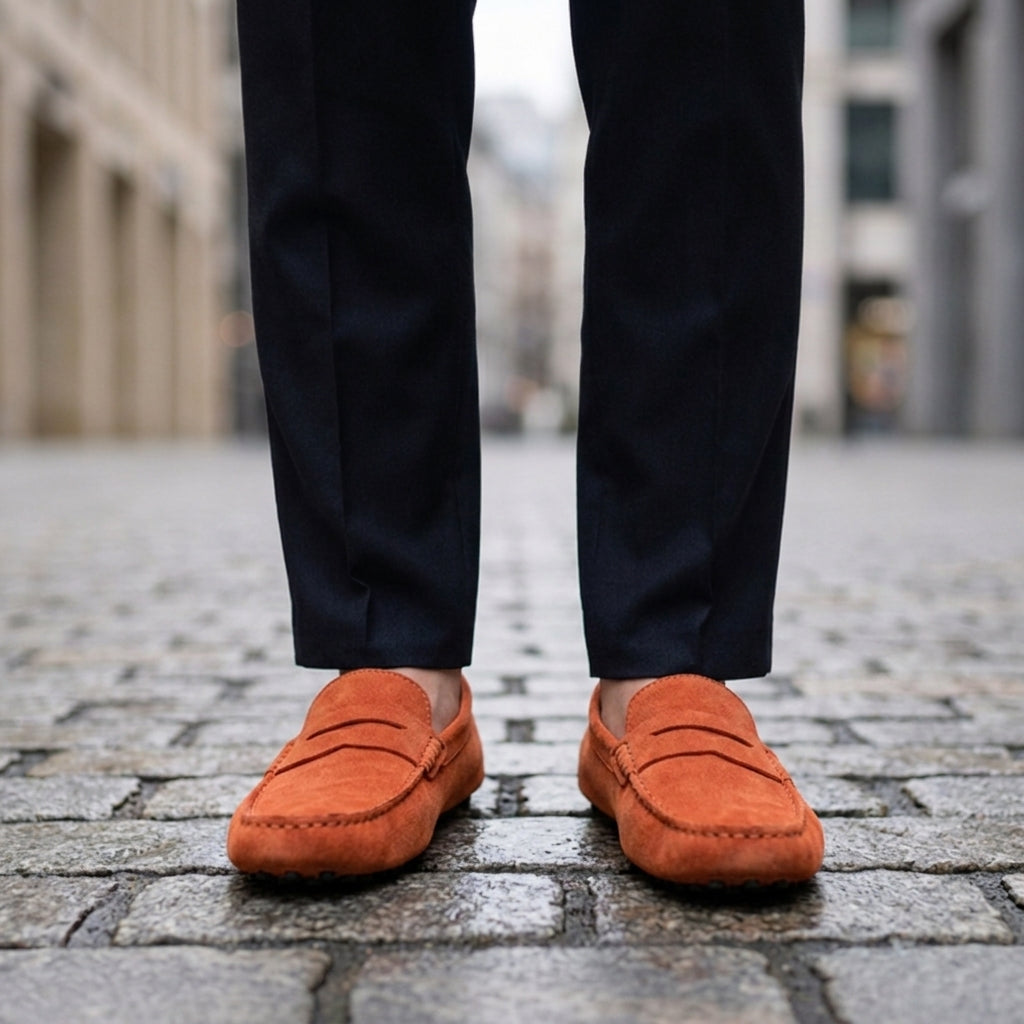 Hudson | Fiesole Suede Penny Loafers