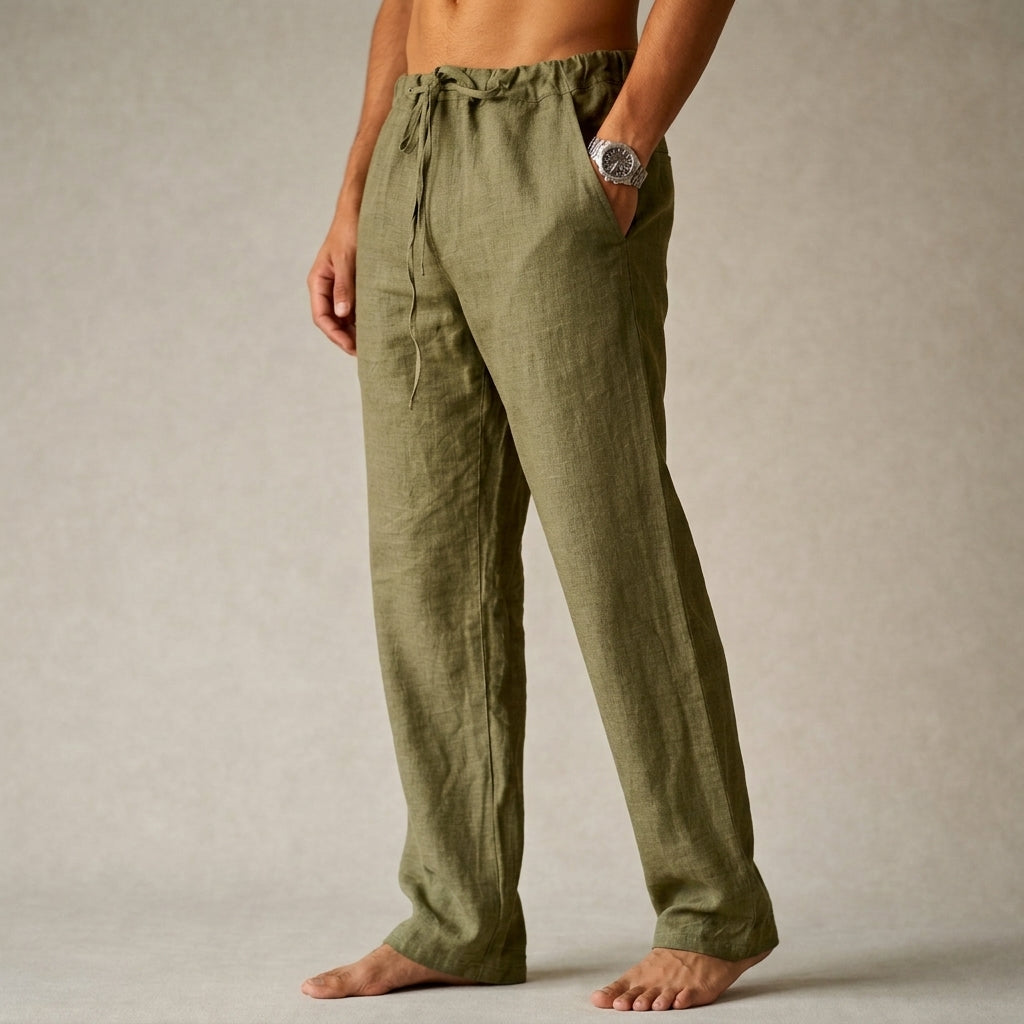 Isaac | Palmara Linen Trousers