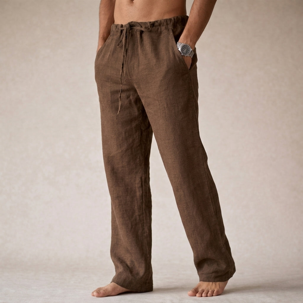 Isaac | Palmara Linen Trousers
