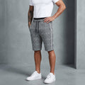 Heather Gray / White Stripe
