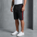 Charcoal / Red Stripe