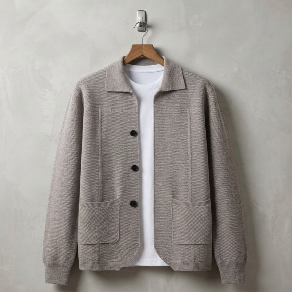 Jack | Como Cashmere Button Overshirt