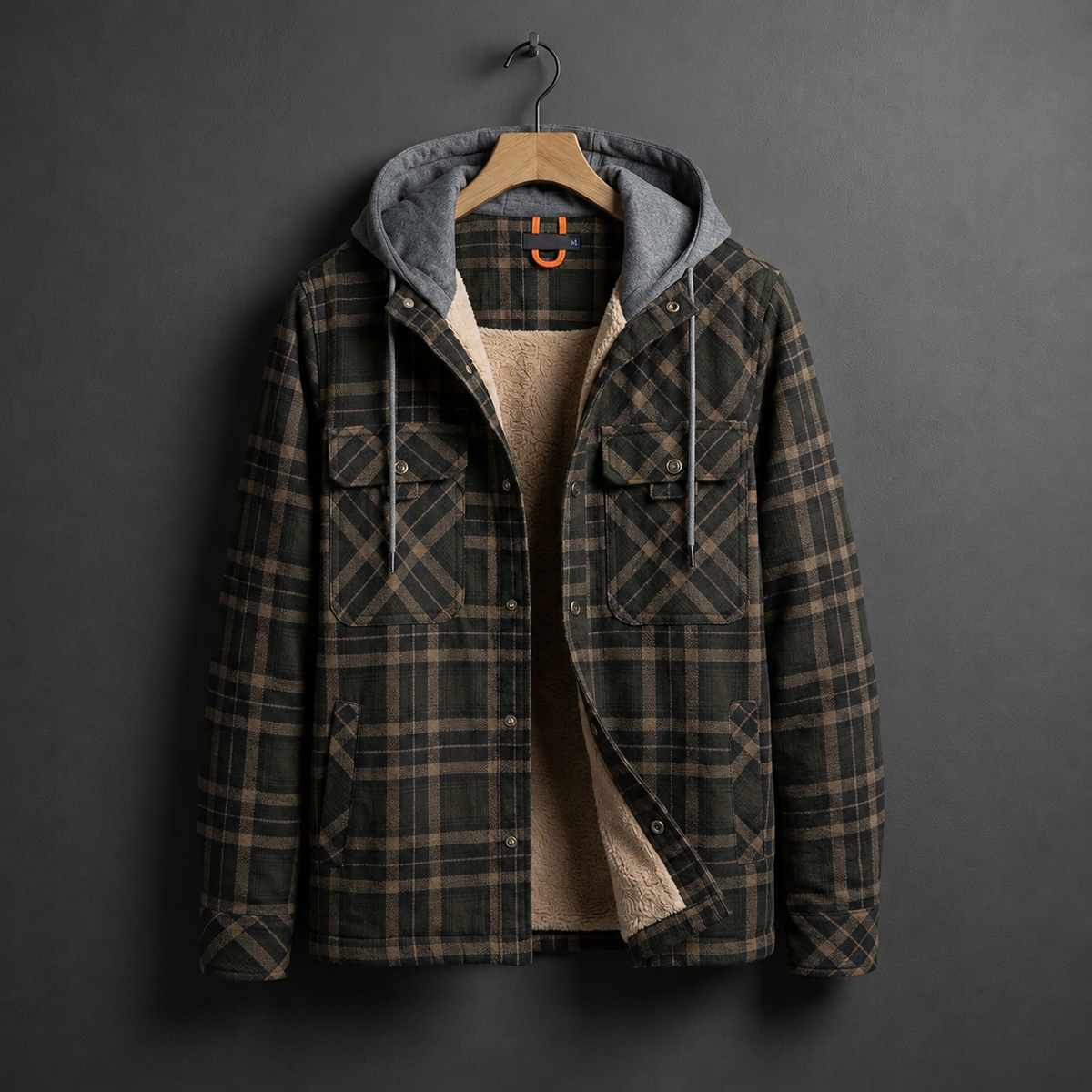 Jack | Lumberjack Hooded Fleece-Lined Shirt Jacket