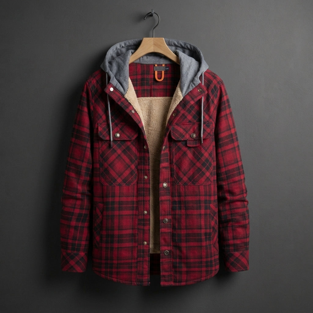 Jack | Lumberjack Hooded Fleece-Lined Shirt Jacket