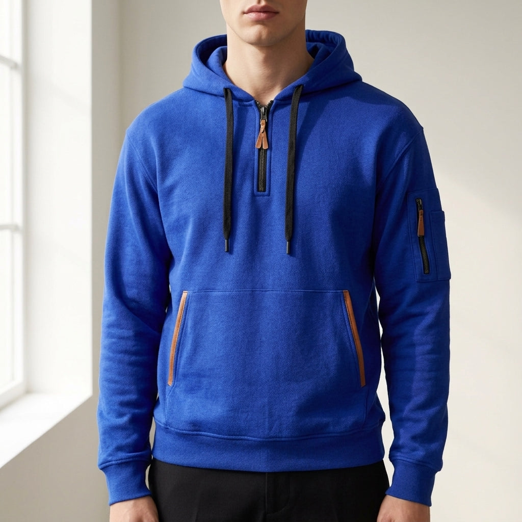 Jackson | Comillas Multi-Pocket Quarter-Zip Hoodie