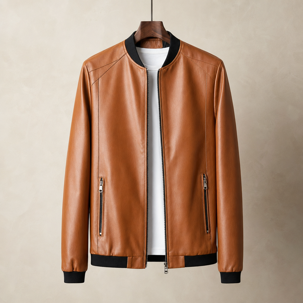 Jacob | Rab Leather Bomber Jacket