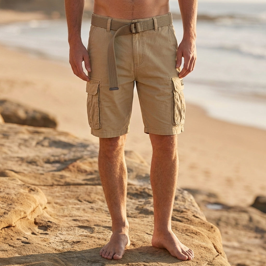 James | Patmos Multi-Pocket Cargo Shorts