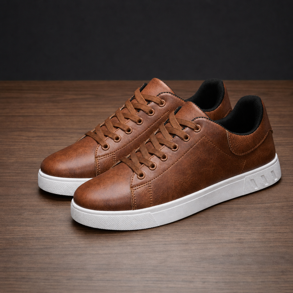 John | Opatija Leather Casual Sneakers