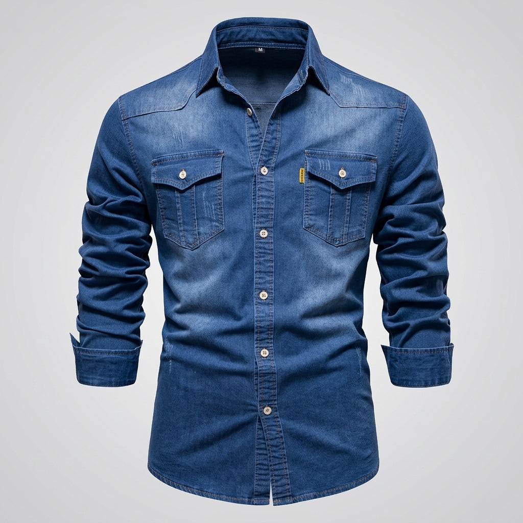 Jonathan | Maratea Cotton Denim Shirt