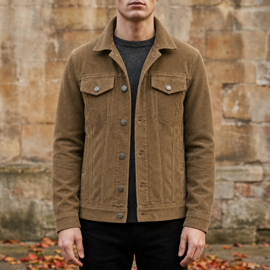 Jonathan | Modica Corduroy Button-Up Jacket