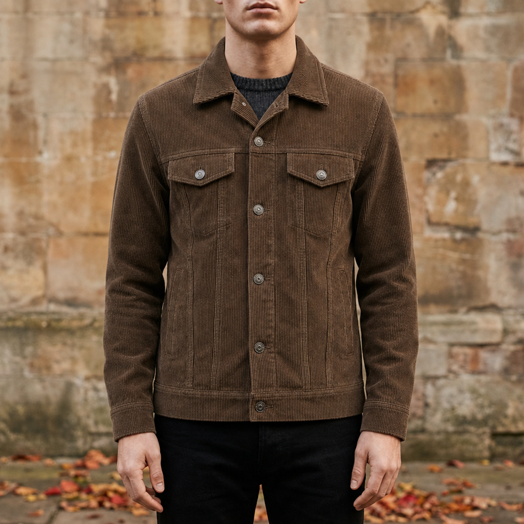 Jonathan | Modica Corduroy Button-Up Jacket