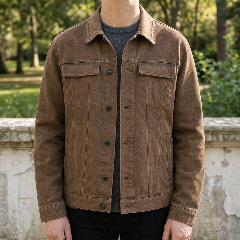 Joseph | Lourmarin Brown Denim Barn Jacket