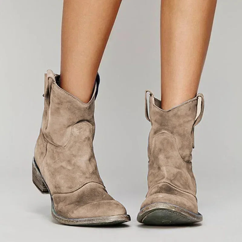 Josephine | Marina Cowboy Ankle Boots