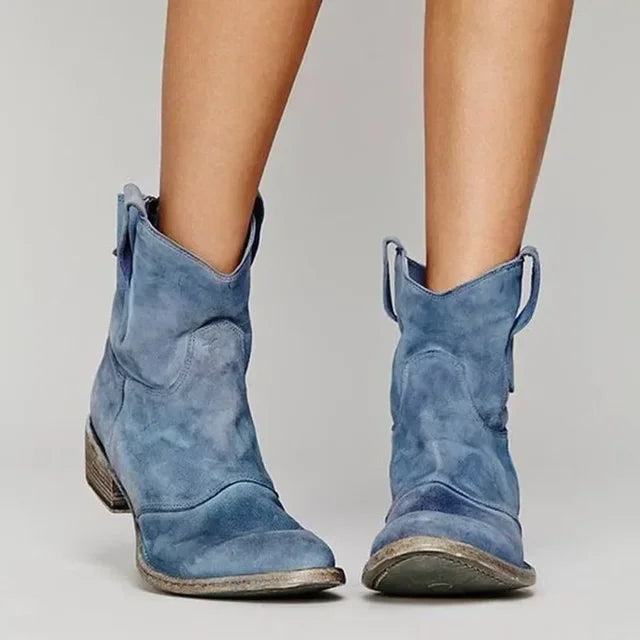 Josephine | Marina Cowboy Ankle Boots
