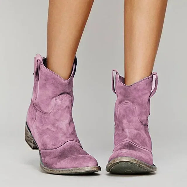 Josephine | Marina Cowboy Ankle Boots