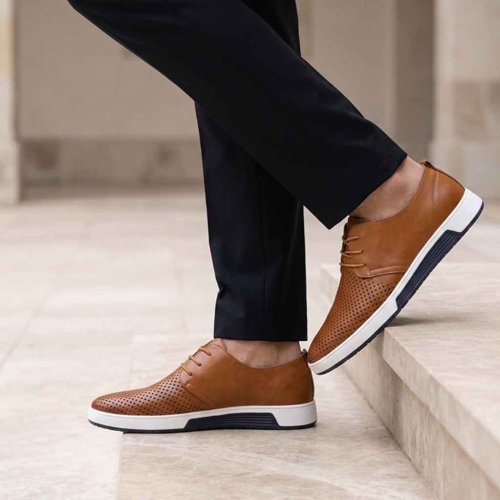 Julian | Chios Perforated Leather Sneakers