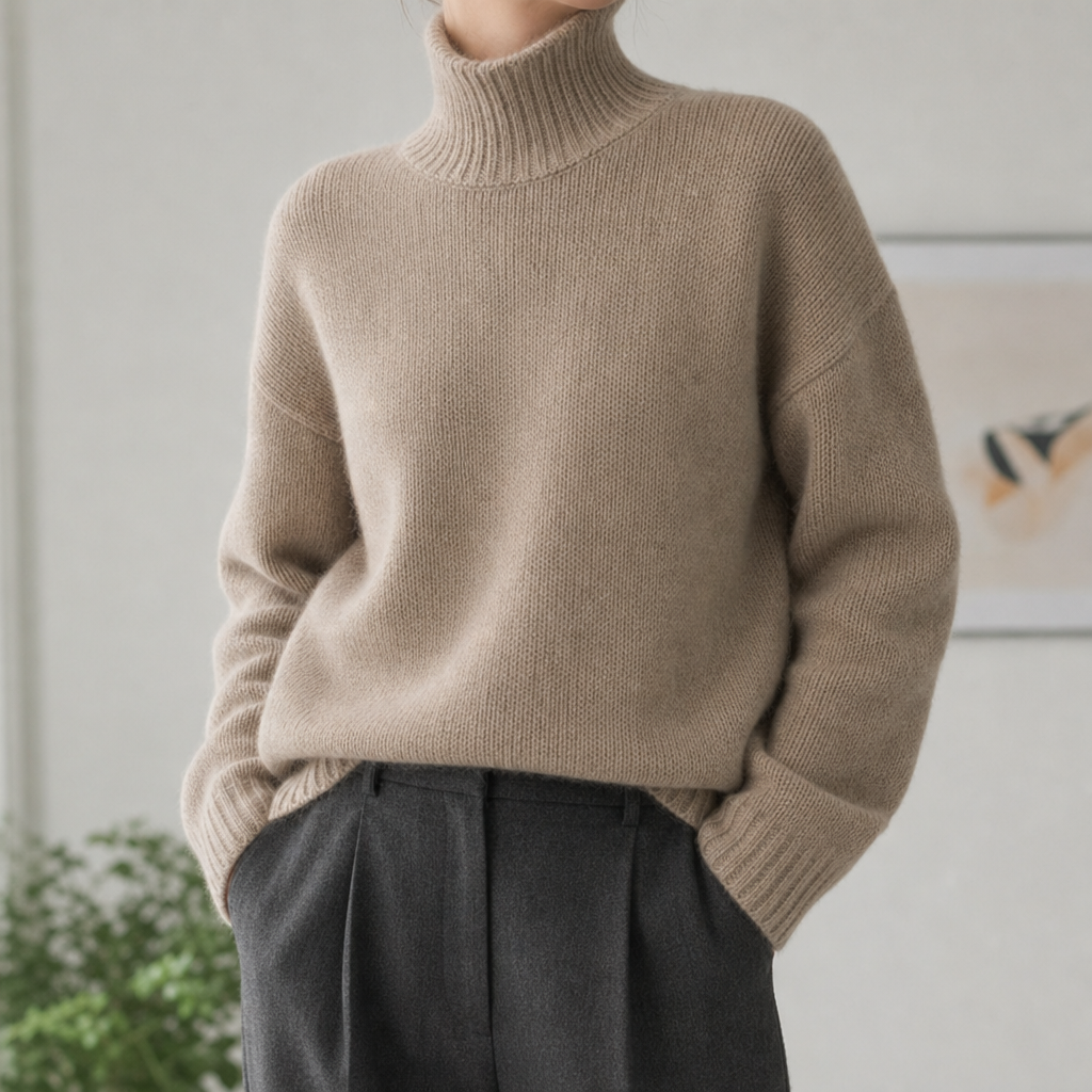 Layla | Alicante Cashmere Turtleneck Sweater